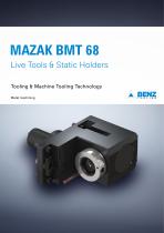 MAZAK BMT 68: Live Tools and Static Holder