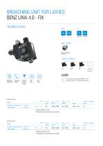 Product sheet: Broaching unit BENZ LINA 4.0 RADIAL ANGLED for turning centers