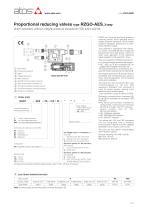 Proportional pressure valves type RZGO-AES