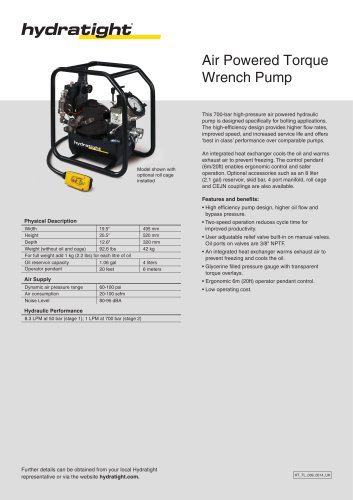 Air Powered Torque Wrench Pump