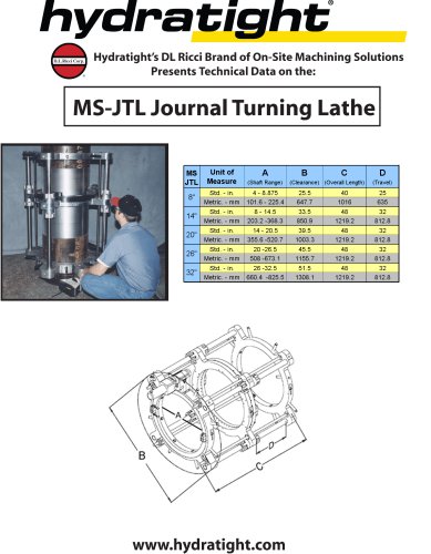 MS-JTL (MS-Journal Turning Lathe) Machine