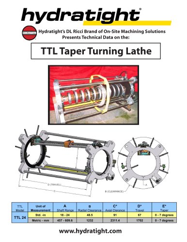 TTL (Taper Turning Lathe) Machine