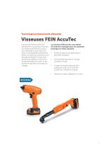 Visseuses sans fil FEIN AccuTec pour l’industrie. - 3