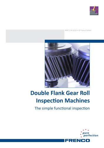 Double Flank Gear Rolling Inspection (RWZ)