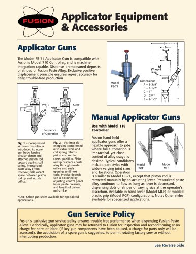 Applicator Equipment & Accessories