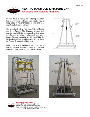 HEATING MANIFOLD & FIXTURE CART