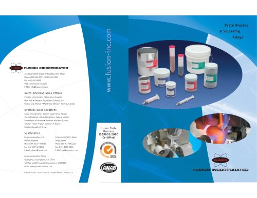 Paste Brazing & Soldering Alloys