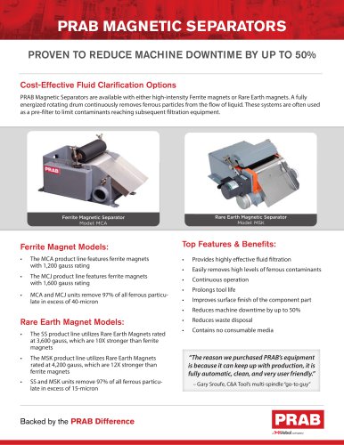 Magnetic Separators (fluid)