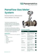 PanaFlow gas meter system Datasheet