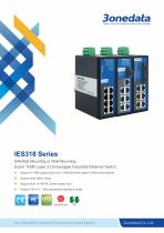 3oendata | IES318 | DIN rail | Unmanaged | 8 ports Industrial Ethernet Switch