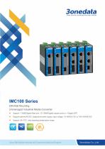 3onedata | IMC100 Series | DIN-Rail | Unmanaged Industrial Media Converter