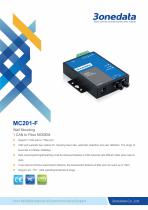 3onedata | MC201 | 1-port CAN Bus to Fiber Converter