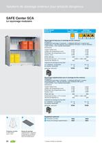 SAFE Center - Conteneurs de rayonnage pour produits dangereux