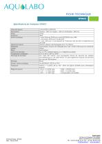 Analyseur en ligne UV : NO3, DCO,COT, DBO, MES -STAC2 - 4