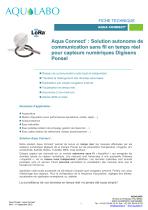 Communication sans fil capteur numérique Aqua Connect - 1