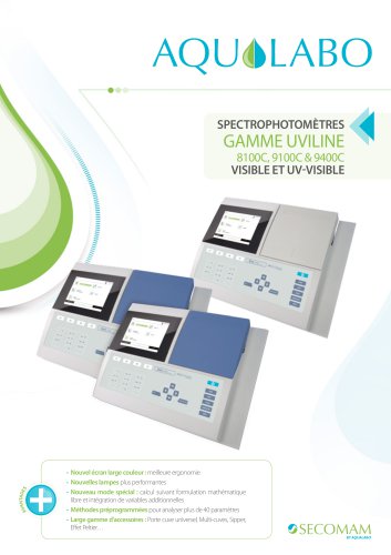 SPECTROPHOTOMÈTRES