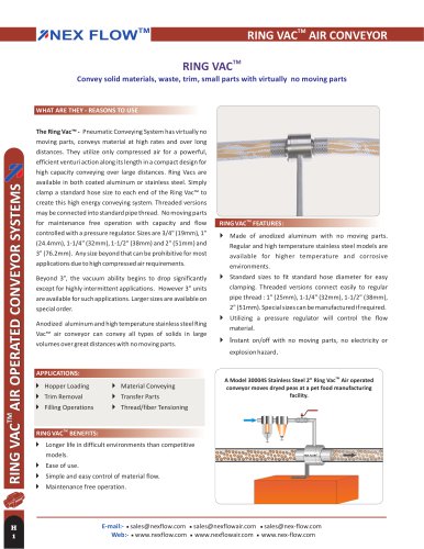 Air Operated Conveyor - Ring Vac™