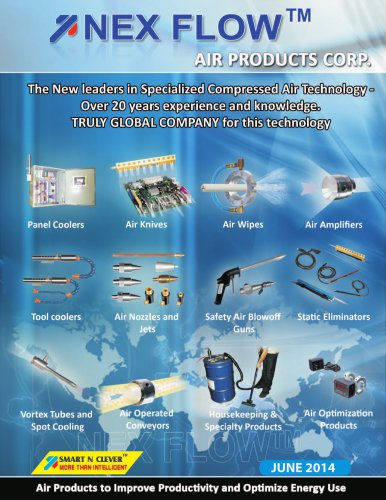 Nex Flow Air Products Corp - 2014 Product Catalog