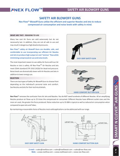 Safety Air Guns from Nex Flow? Easy Grip Safety Gun