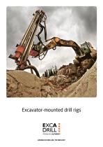 ExcaDrill -Excavator-mounted drill rigs