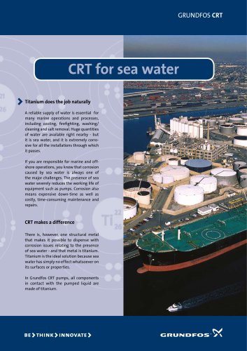 CRT for seawater