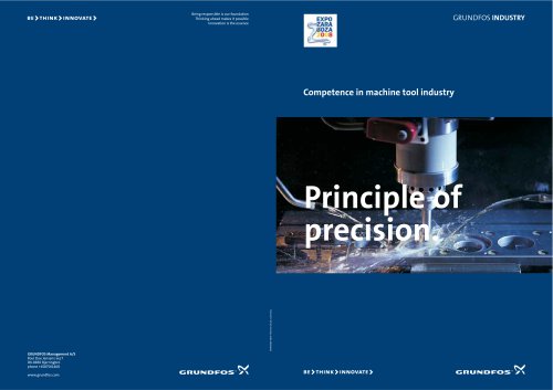 Principle of precision (Product brochure)