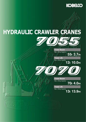 hydraulic crawler cranes 7055/7070