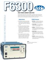 F6300 High-Power Current Amplifier