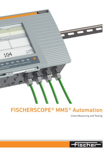 FISCHERSCOPE ® MMS ® Automation