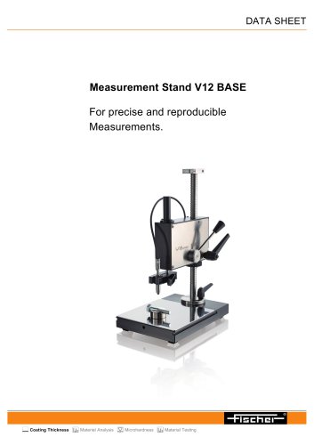 Measuring stands and sample holders-V12 Base