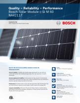 Bosch Solar Module c-Si M 60 NA42117 (245 - 255 Wp)