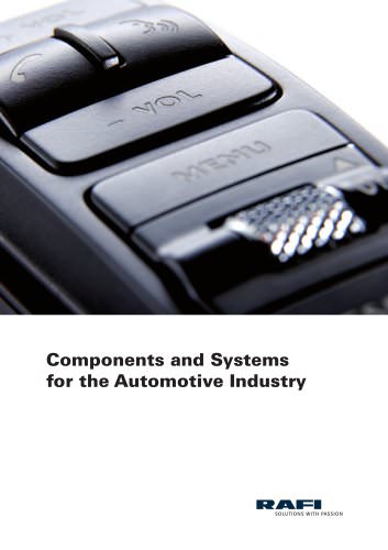 Components and Systems for the Automotive Industry