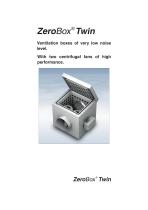 Ventilation Units - ZeroBox Twin