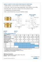 Limiteurs de compression de précision en laiton Série CL8000 et CL8100 - 2