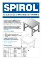 Tables pour machines standard - 1