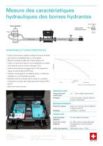 Mesure des caractéristiques hydrauliques des bornes hydrantes - 2