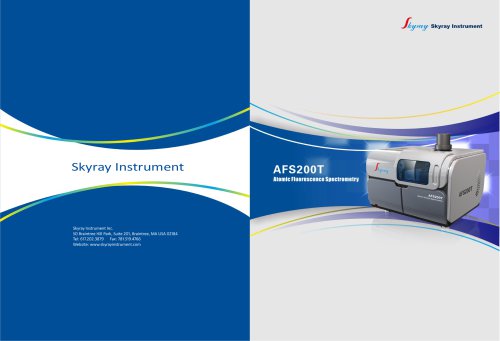 AFS200T Atomic FLourescence Spectrometer