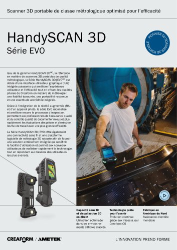 HandySCAN 3D | Série EVO