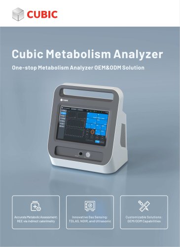 Cubic One-stop Metabolism Analyzer OEM&ODM Solution