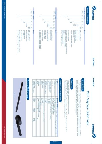 MGT magnetic guide tape