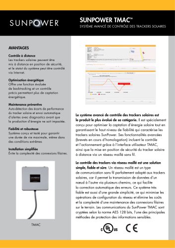 système SunPower TMAC
