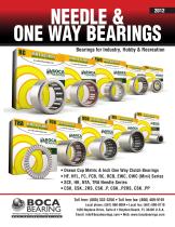 One Way Bearing Catalog