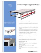 Spreading Table Model G - 1