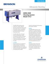 OMNI 2000 Cleaning System - model 1012