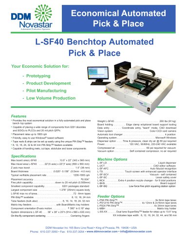 L-SF40 Low-Cost Benchtop