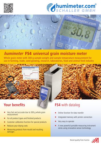 humimeter FS4 Humidimètre universel pour grains - Schaller Messtechnik