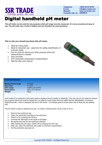 digital pH meter