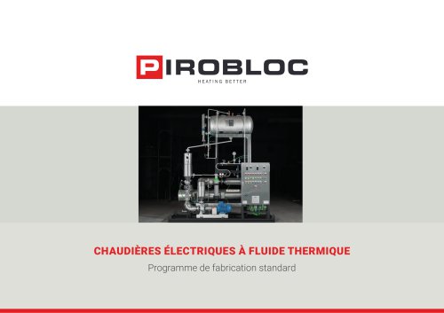 2024 CHAUDIÈRES ÉLECTRIQUES À FLUIDE THERMIQUE