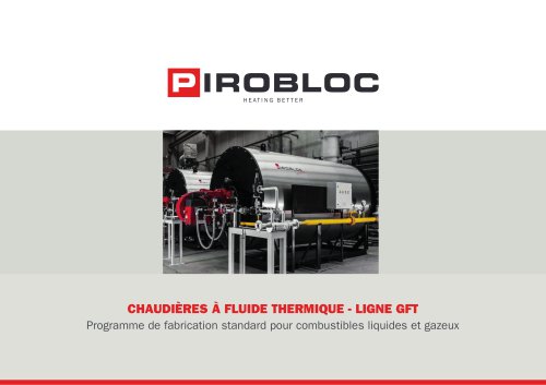 CHAUDIÈRES À FLUIDE THERMIQUE – LIGNE GFT