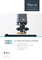 TVM20 /TVM35 Le système de mesure instantané